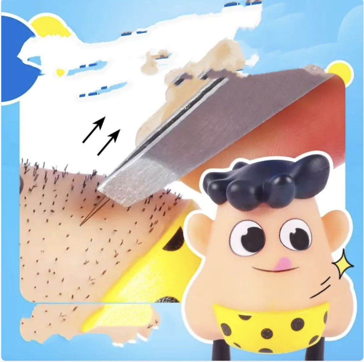 Stress Relief Squeeze Toy — Fun Character Fidget Ball