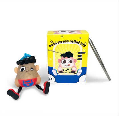Stress Relief Squeeze Toy — Fun Character Fidget Ball