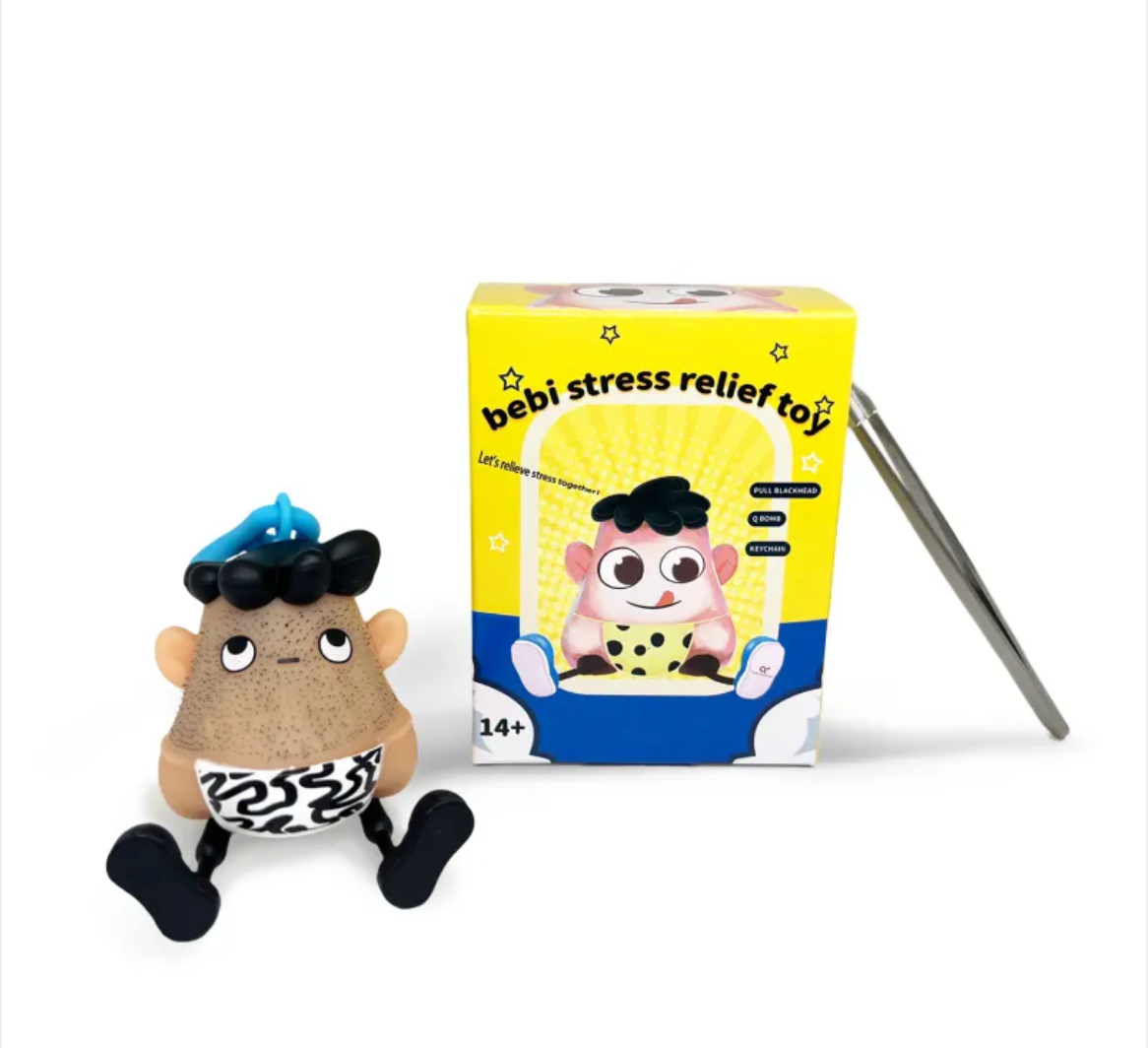 Stress Relief Squeeze Toy — Fun Character Fidget Ball