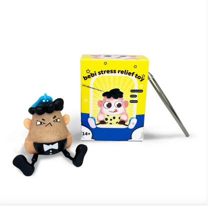 Stress Relief Squeeze Toy — Fun Character Fidget Ball