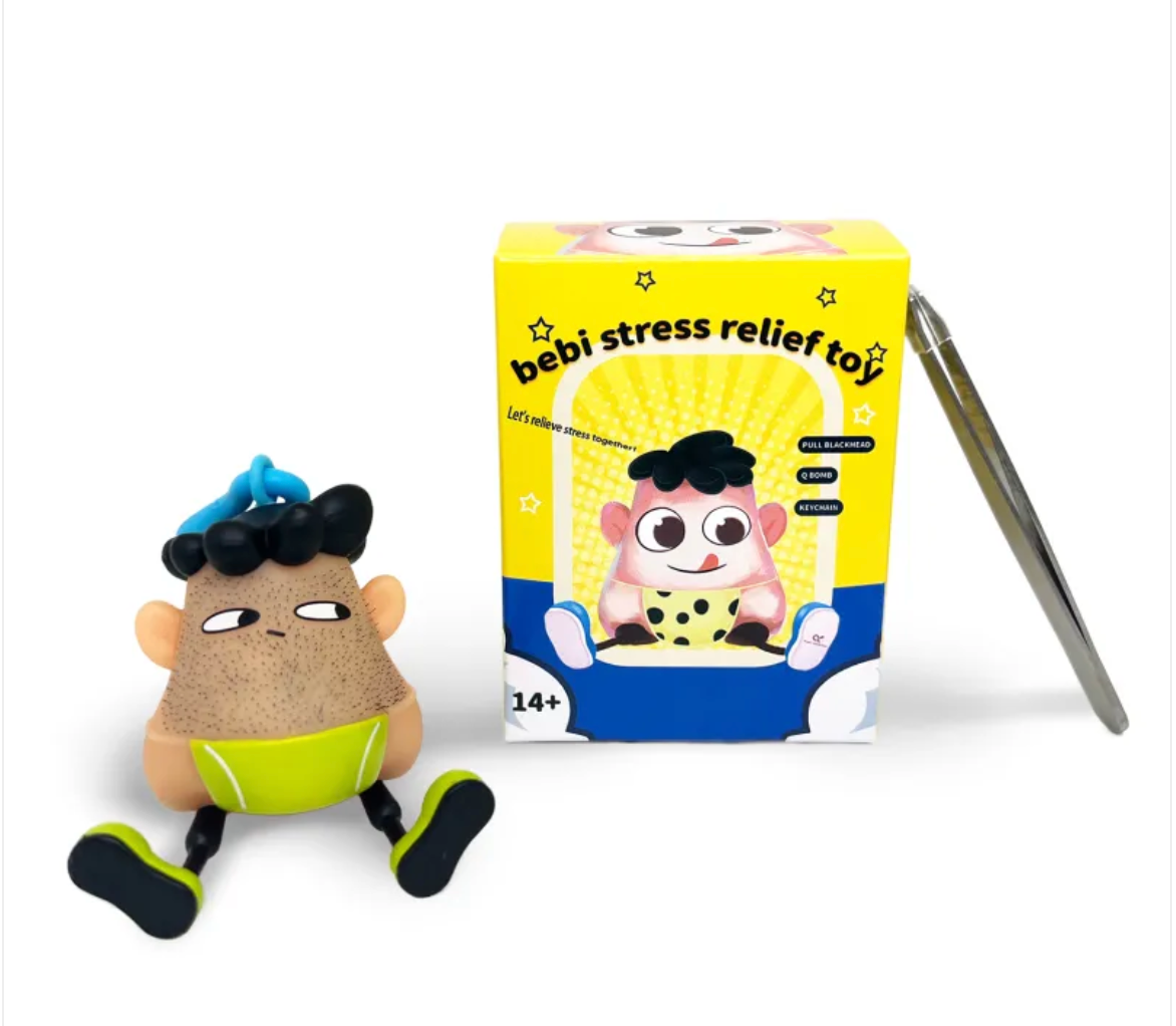 Stress Relief Squeeze Toy — Fun Character Fidget Ball